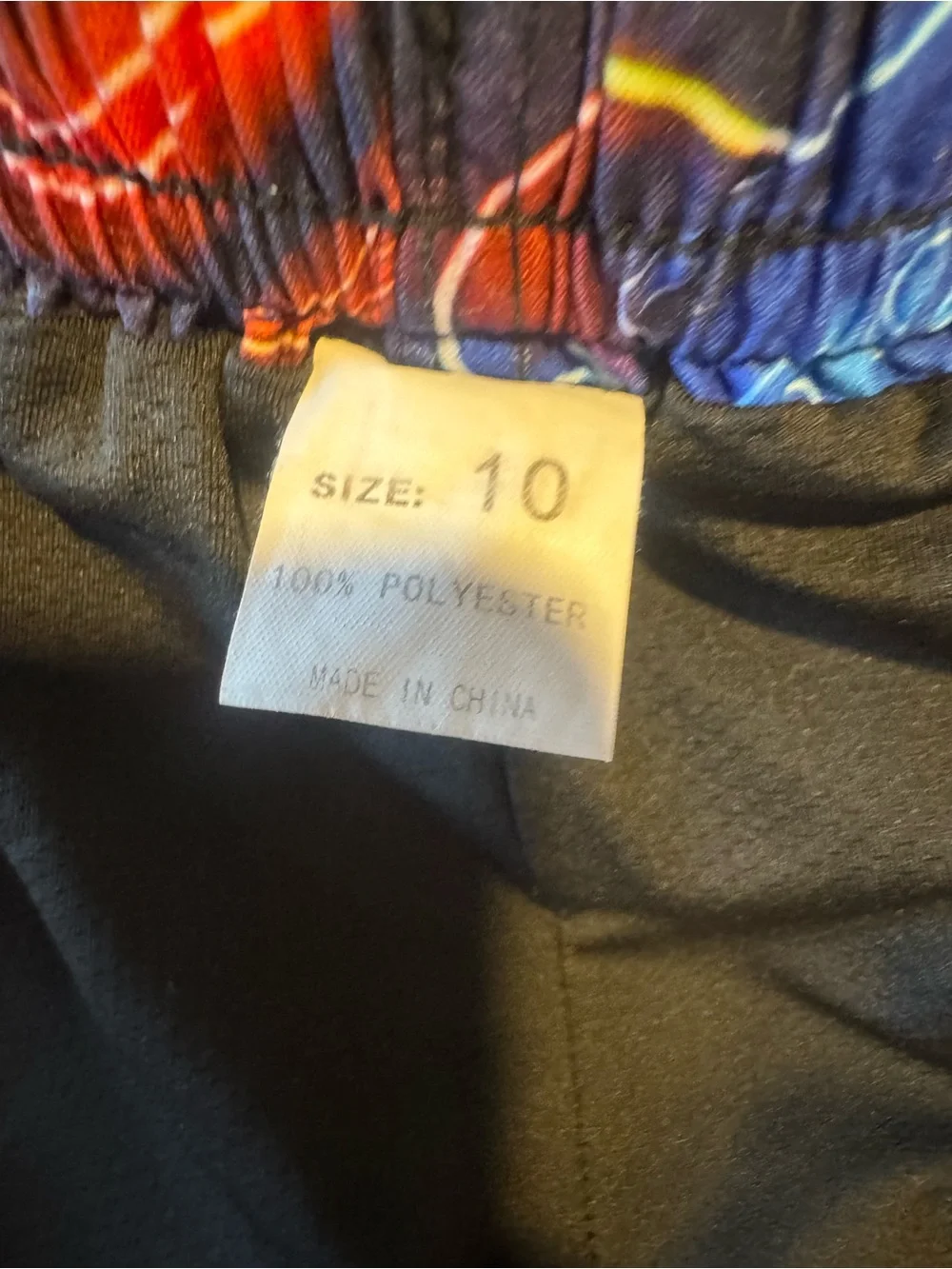Boy’s Size 10, Neon Swim Trunks